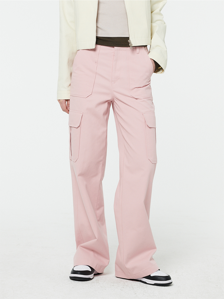 Nicole Cargo Pants / Pink